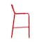 Flash Furniture Red All-Weather Steel Bar Stool XU-CH-10318-B-RED-GG - alternate 8